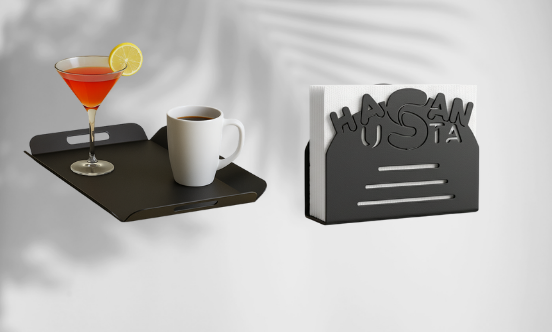 Lokanta & Cafelere Özel Metal Dekorlar