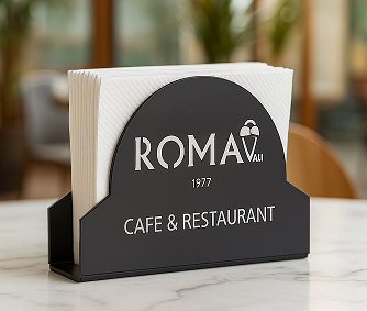 LOKANTA VE CAFELERE ÖZEL İSİM VE LOGOLU ÖRNEK PEÇETELİK 1